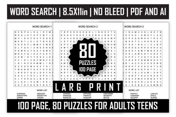 Download Word Search for Adults Large Print - Large print Collection