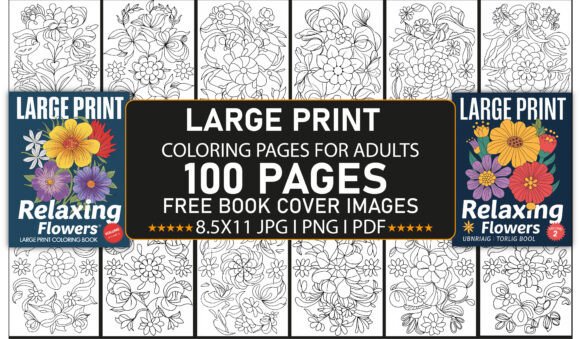 Download Large Print Designs for Adults Pages - Large print Collection