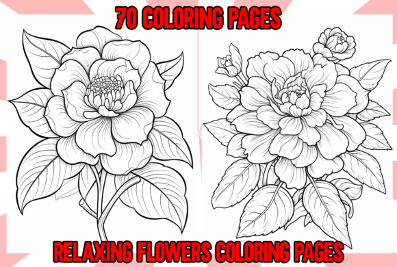 Download Relaxing Flowers Coloring Pages - Relaxing Collection