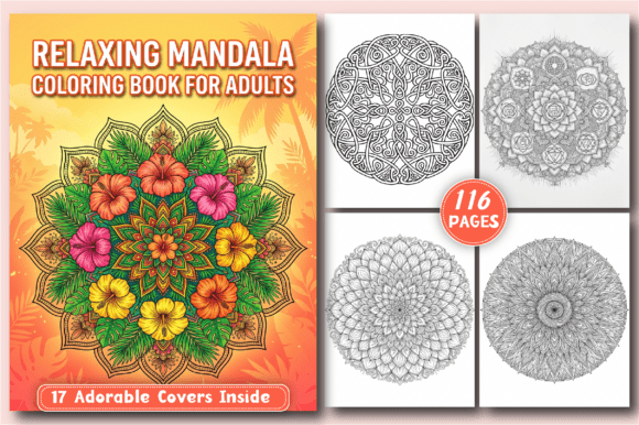 Download Relaxing Mandala Coloring Book for Adult - Relaxing Collection