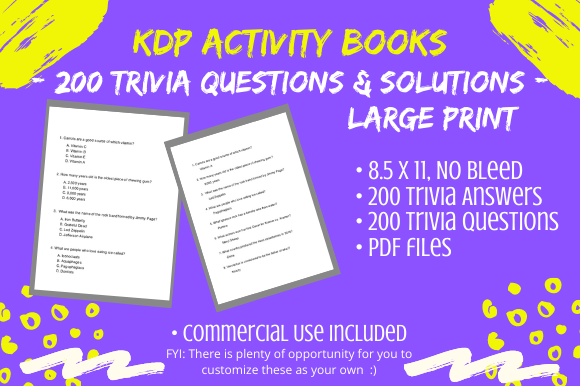 Download 200 Trivia Questions/Answers Large Print - Large print Collection