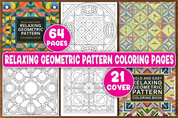 Download Relaxing Geometric Pattern Coloring Page - Relaxing Collection