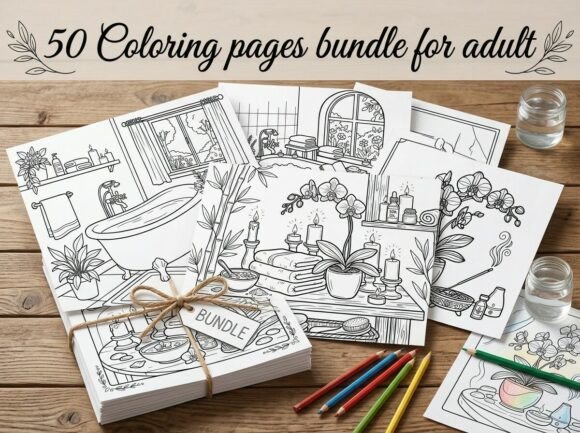 Download 50 Relaxing Spa Coloring Pages for Adult - Relaxing Collection
