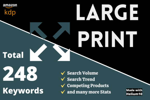 Download Large Print Keyword List for Amazon Kdp - Large print Collection