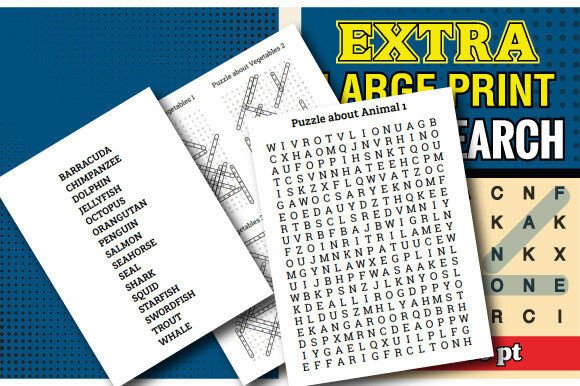 Download Word Search Puzzle Book Large Print - Large print Collection